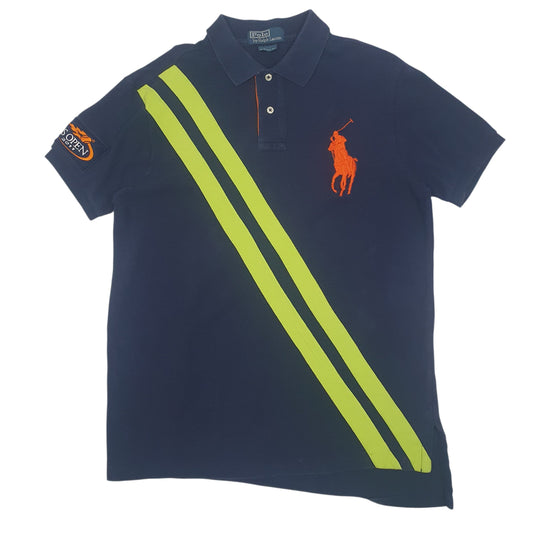 Mens Navy Polo Ralph Lauren US Open Short Sleeve Polo Shirt