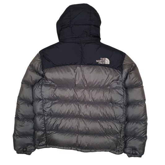 Mens Grey The North Face Nuptse Coat