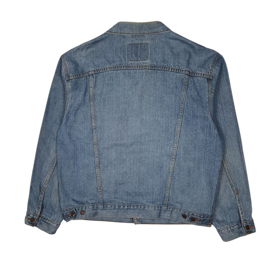 Mens Blue Levis Vintage 2000s Type 3 Trucker Coat