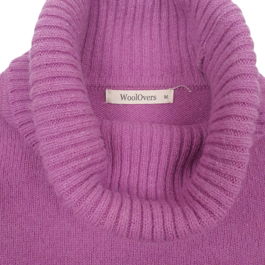 Womens Purple WoolOver Turtle Neck Jumper