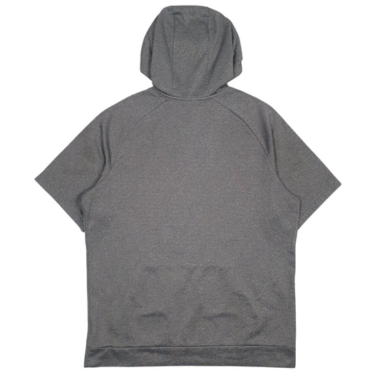 Mens Grey Nike Dri-Fit Hoodie Jumper