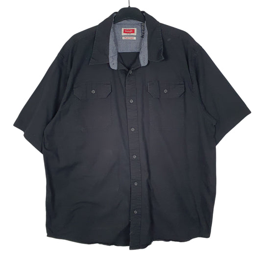 Mens Black Wrangler Short Sleeve Shirt