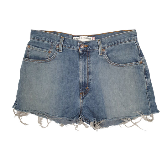 Mens Blue Levis 569 Vintage 00s Denim Shorts