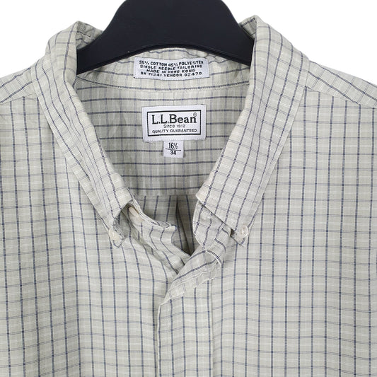 Mens Green L.L.Bean Vintage 90s Shirt