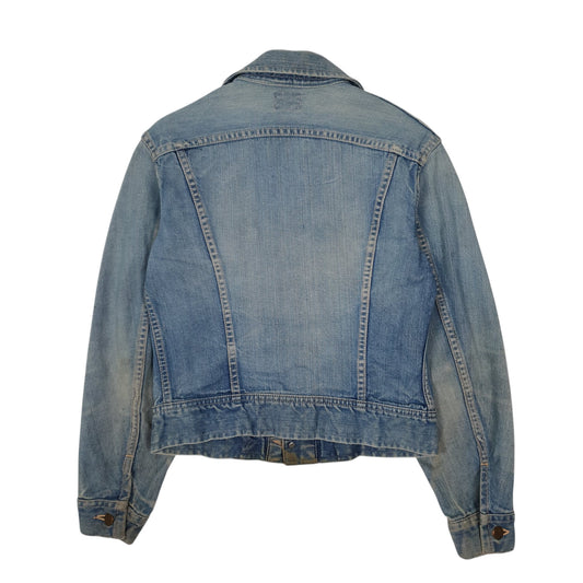 Womens Blue Lee Riders Vintage 90s Coat