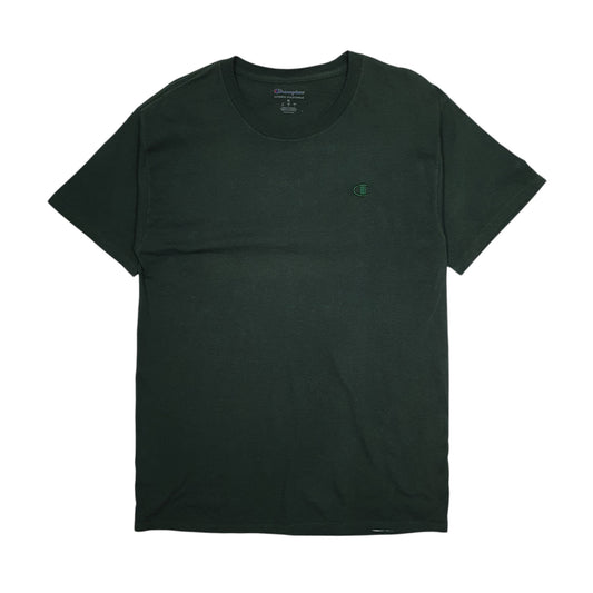 Mens Green Champion Short Sleeve T Shirt