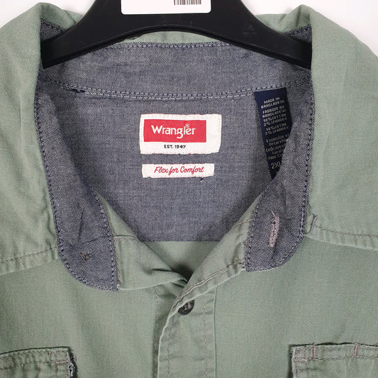 Mens Green Wrangler Shirt