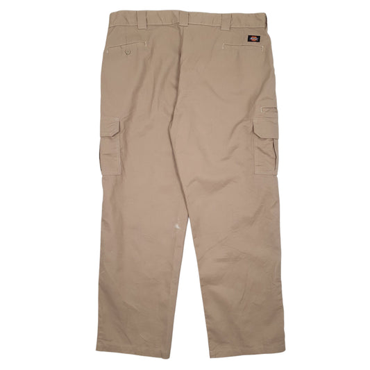 Mens Beige Dickies Workwear Trousers