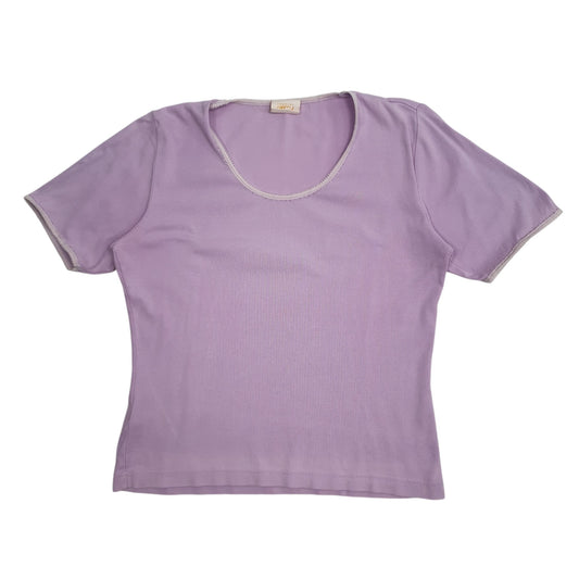 Womens Purple Country Classics Short Sleeve T Shirt