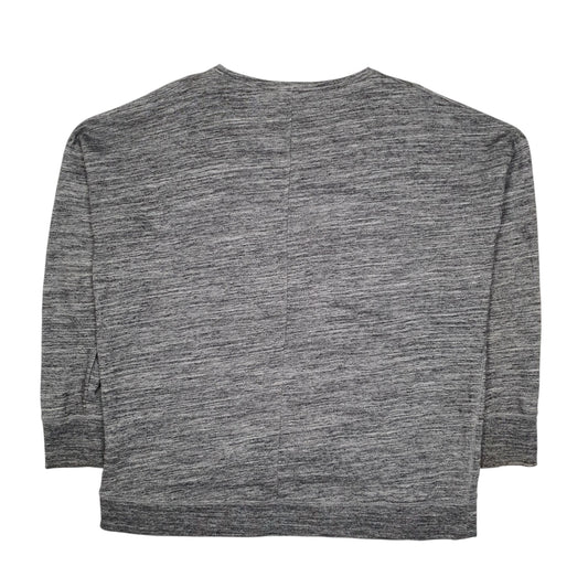 Mens Grey GAP Baggy V Neck Jumper