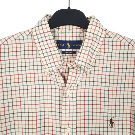 Mens Beige Ralph Lauren Shirt
