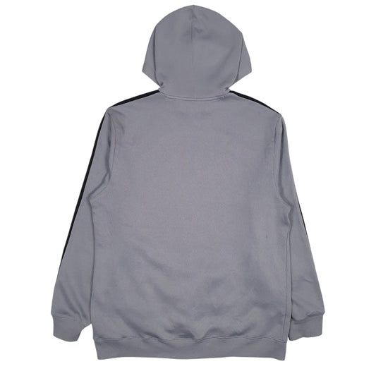 Mens Grey Adidas Hoodie Jumper