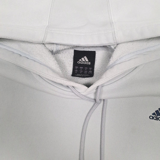 Mens Blue Adidas Hoodie Jumper