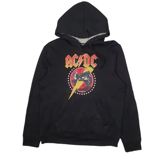 Mens Black ACDC Hoodie Jumper