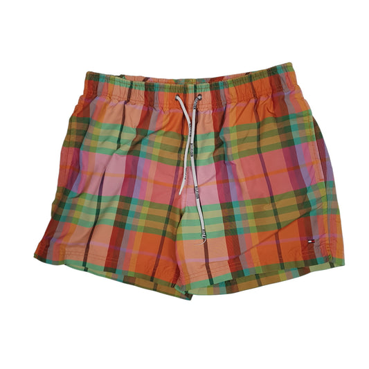 Mens Orange Tommy Hilfiger Swim Trunks Shorts