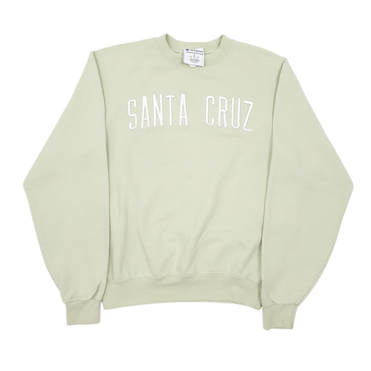 Mens Green Champion Santa Cruz Crewneck Jumper