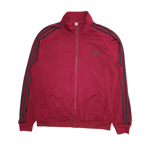 Mens Burgundy Adidas Track Coat