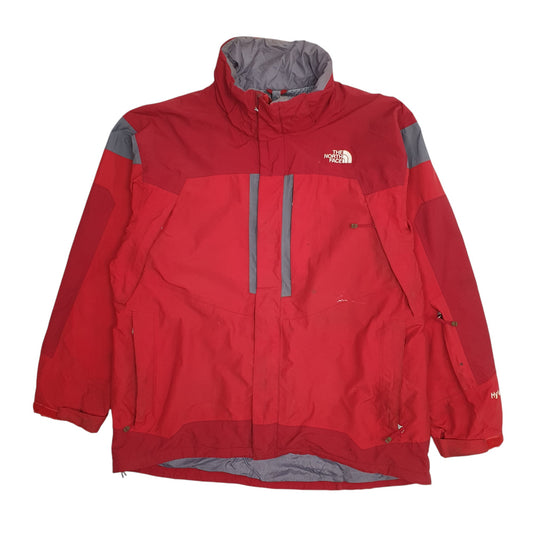 Mens Red The North Face Hyvent Coat