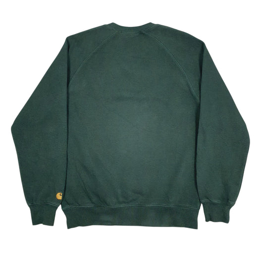 Mens Green Carhartt Crewneck Jumper