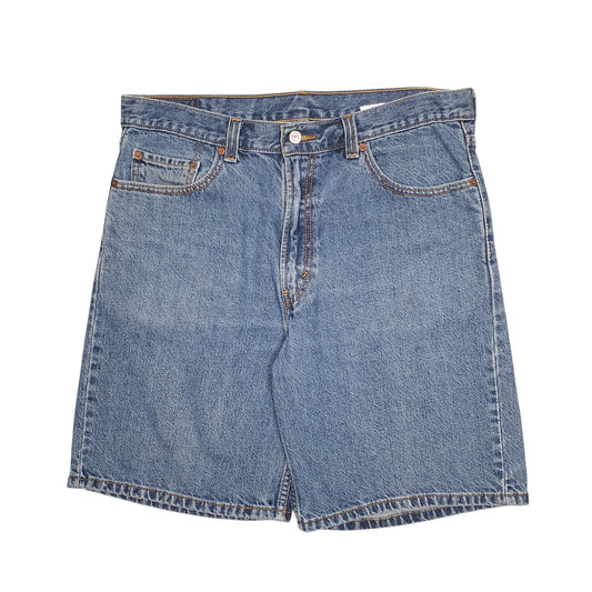 Mens Blue Levis 550 Relaxed Vintage 00s Denim Shorts