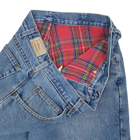 Mens Blue L.L.Bean Blanket Lined Made In USA 90s Jeans