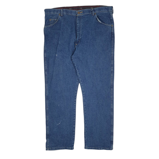 Mens Blue Wrangler Stretch Casual JeansW40 L30