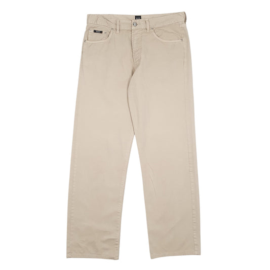 Mens Beige Hugo Boss Arkansas Chino Trousers
