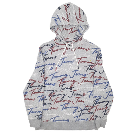 Mens Grey Tommy Hilfiger Hoodie Jumper