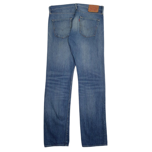 Mens Blue Levis Full Zip Jeans