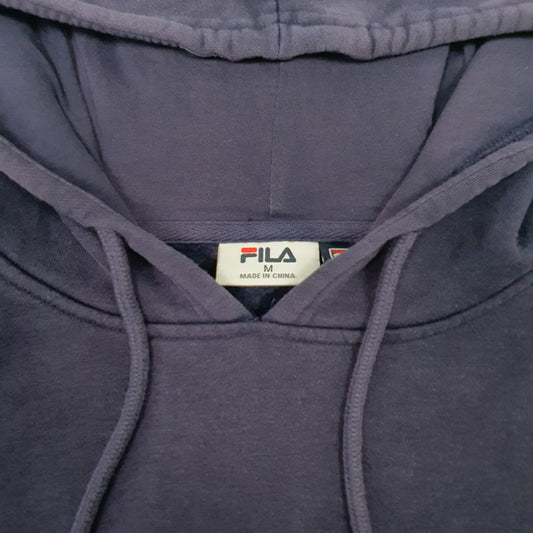 Mens Navy Fila Hoodie Jumper