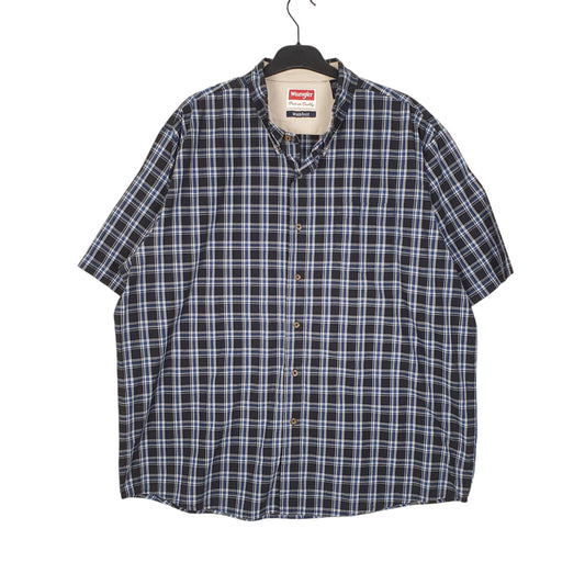 Mens Navy Wrangler Short Sleeve Shirt