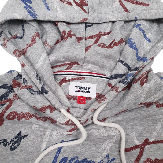 Mens Grey Tommy Hilfiger Hoodie Jumper