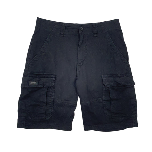 Mens Black Wrangler Cargo Shorts