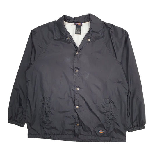 Mens Black Dickies Coach Coat