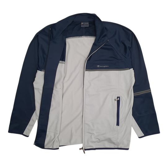 Mens Navy Champion Full Zip Coat