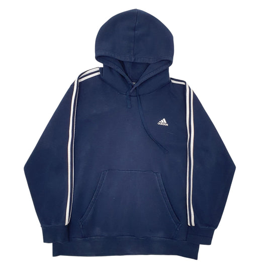 Mens Navy Adidas Hoodie Jumper