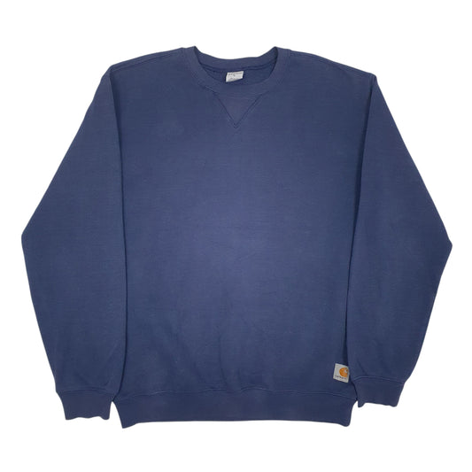 Mens Navy Carhartt Vintage Crewneck Jumper