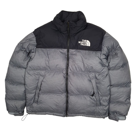 Mens Grey The North Face Nuptse Retro 1996 Coat