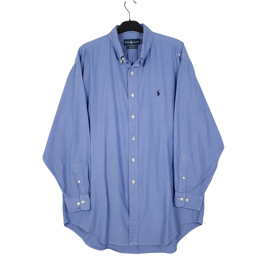Mens Blue Ralph Lauren Long Sleeve Shirt