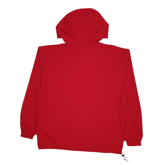 Mens Red Champion Rutgers University Half Zip Coat