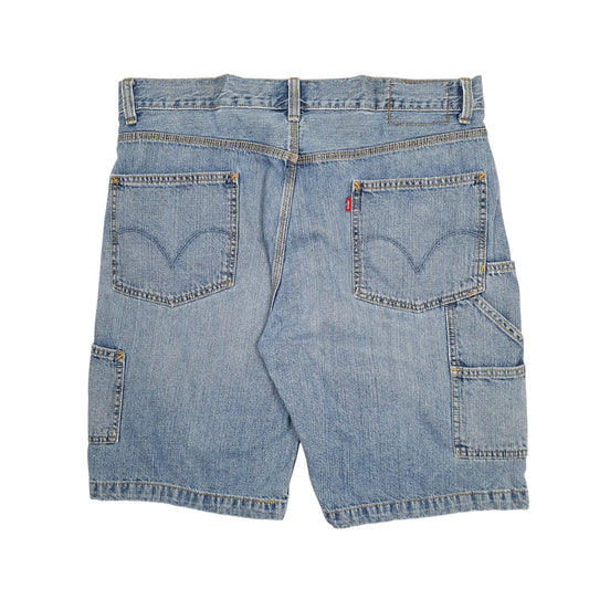 Mens Blue Levis Carpenter Vintage 00s Shorts