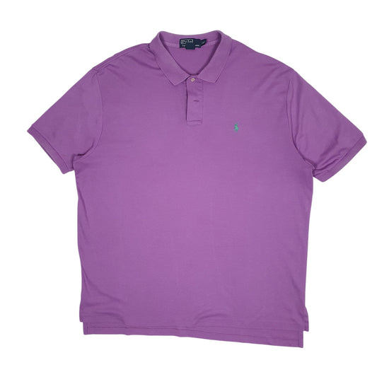 Mens Purple Polo Ralph Lauren Short Sleeve Polo Shirt