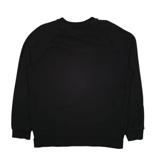 Mens Black Adidas Crewneck Jumper