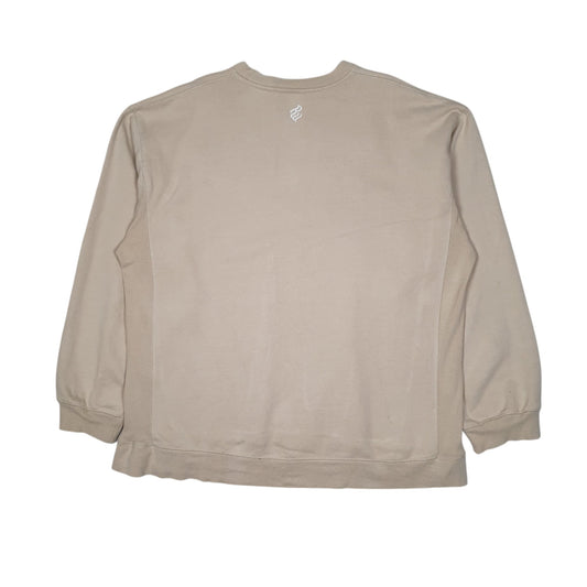 Mens Beige Rocawear Vintage 00s Y2K Jay Z Crewneck Jumper