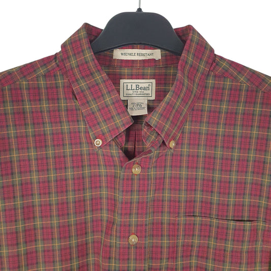 Mens Red L.L.Bean Shirt