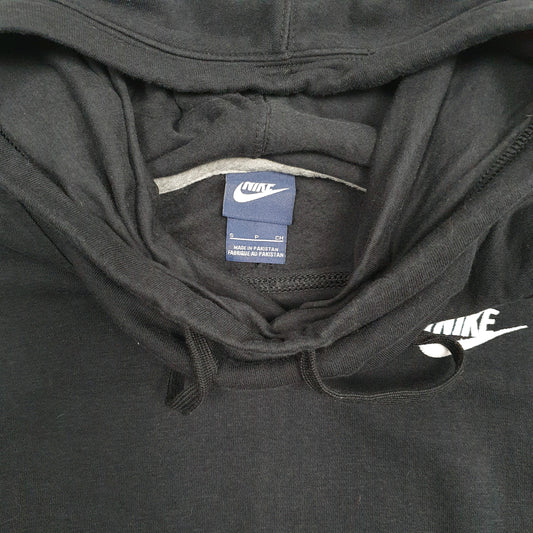 Mens Black Nike Sleeveless Vest Boxing Baggy Hoodie Jumper