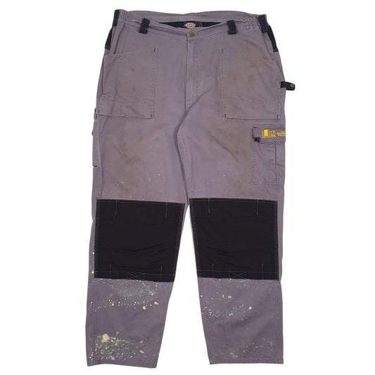 Mens Grey Dickies Workwear Carpenter Trousers