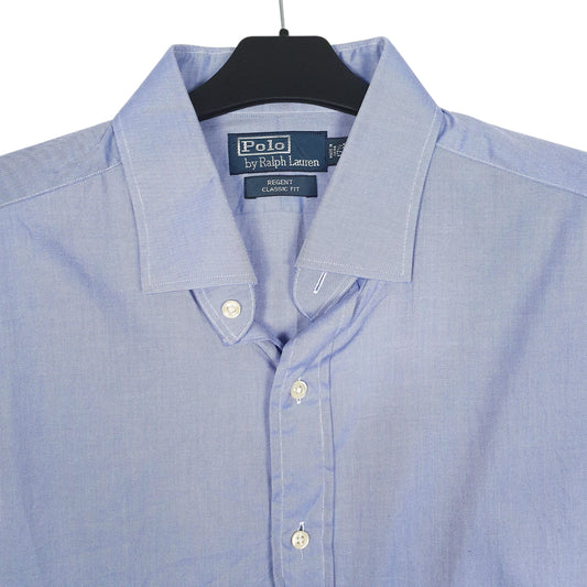 Mens Blue Polo Ralph Lauren Regent Shirt
