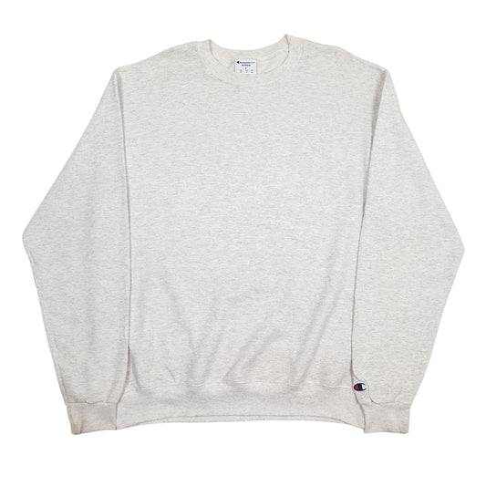 Mens Grey Champion Crewneck Jumper