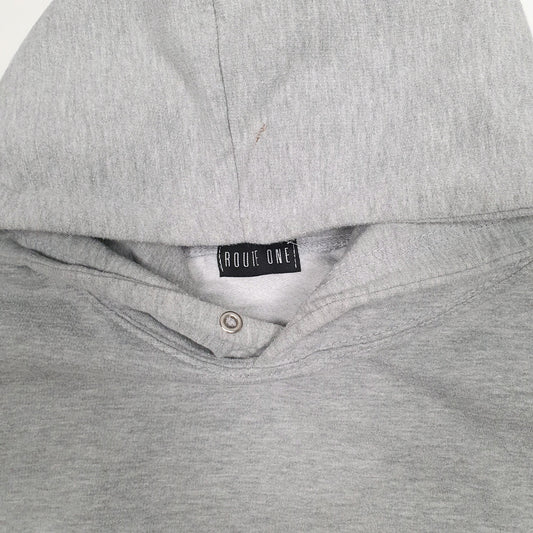 Mens Grey Route One Skateboarding Hoodie Jumper